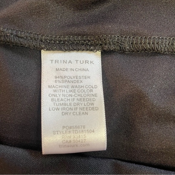 Trina Turk Signed Macee Stained Glass Print Sleeveless Dress Size 6 - Picture 7 of 10